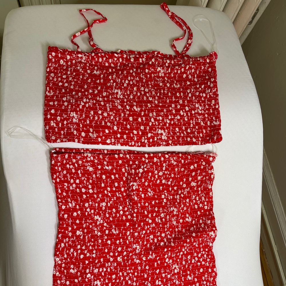 two piece floral set